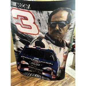 RARE Vintage Dale Earnhardt Throw 50x64 Excellent Condition